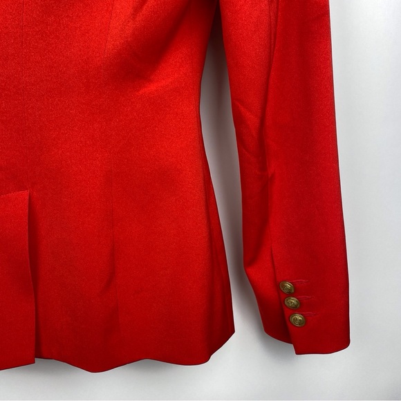 House of CB Blazer Women’s Red Size Small Grommet Lace Shoulder OR TRADE FOR XS - Picture 10 of 12